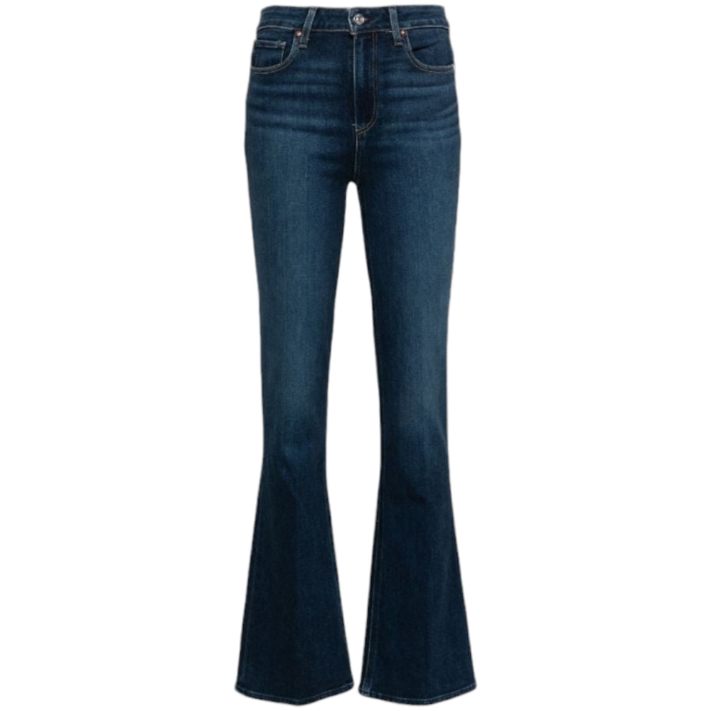 PAIGE Flare Jeans - Deep Indigo